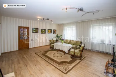 Parduodamas erdvus, pilnai įrengtas 316 m² ploto, 2 aukštų mūrinis gyvenamasis namas su pusrūsiu ir ūkiniais pastatais Mažeikiuose, Kūlupio g. (nuotrauka 3)