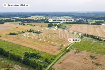 Parduodamas 3,0042 ha pramonės ir sandėliavimo paskirties sklypas Mažeikių r. (nuotrauka 4)