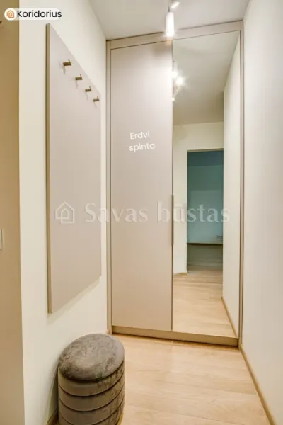 Išnuomojamas moderniai įrengtas 1 kambario butas Šiaulių miesto centre Talšos g. 6 (nuotrauka 2)