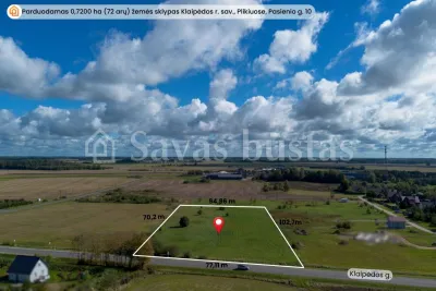 Parduodamas 72 a sklypas Klaipėdos rajone, Pasienio g.10 (nuotrauka 3)