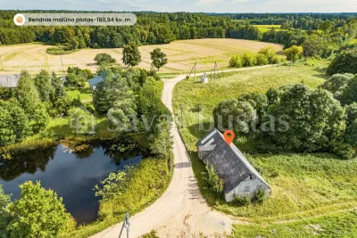 Parduodami 3,34 ha bendro ploto sklypai su vandens malūnu Kuodžių k., Telšių r. (nuotrauka 3)
