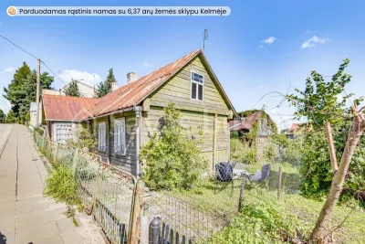 Parduodamas rąstinis namas su 6,37 arų žemės sklypu Kalnų g., Kelmėje. (nuotrauka 3)