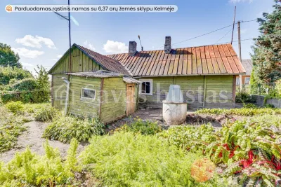Parduodamas rąstinis namas su 6,37 arų žemės sklypu Kalnų g., Kelmėje. (nuotrauka 4)