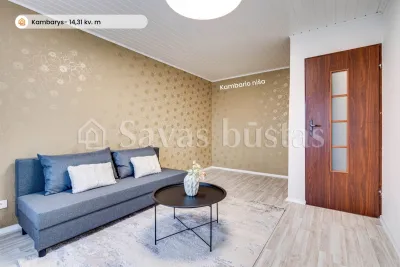 Parduodamas tvarkingas 1 kambario butas renovuotame name Telšiuose, Karaliaus Mindaugo g. 37 (nuotrauka 4)