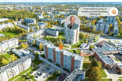Parduodamas erdvus 4 kambarių butas Šiauliuose, Dainų g. 50
