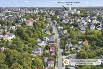 Parduodamas 5 butų namas, su 8,30 arų žemės sklypu, šalia Kauno centro, Žaliakalnyje, P. Kalpoko gatvėje. (nuotrauka 3)