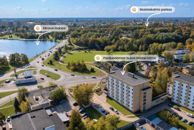 Parduodamas 2 kambarių butas prie Skaistakalnio parko, Venslaviškio g. 11, Panevėžyje