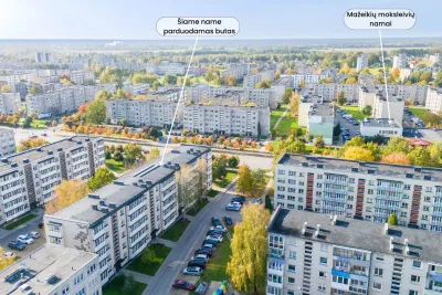 PARDUODAMAS ŠVIESUS 1 KAMBARIO BUTAS 2024 M. RENOVUOTAME NAME – JAUKIEMS NAMAMS AR PUIKIAI INVESTICIJAI! ŽEMAITIJOS G. 9, MAŽEIKIAI (nuotrauka 2)