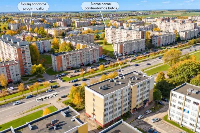 PARDUODAMAS NEBRANGUS 1 KAMBARIO BUTAS GEGUŽIŲ G. 51, ŠIAULIUOSE (nuotrauka 2)