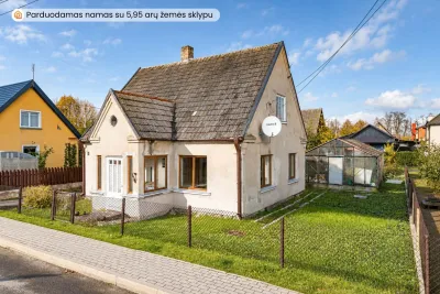 Parduodamas vieno aukšto su mansarda gyvenamasis namas Radviliškio miesto centre, Eglių gatvėje. (nuotrauka 2)