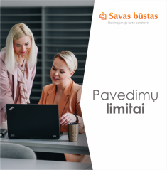 Atkreipkite dėmesį į pavedimų limitus