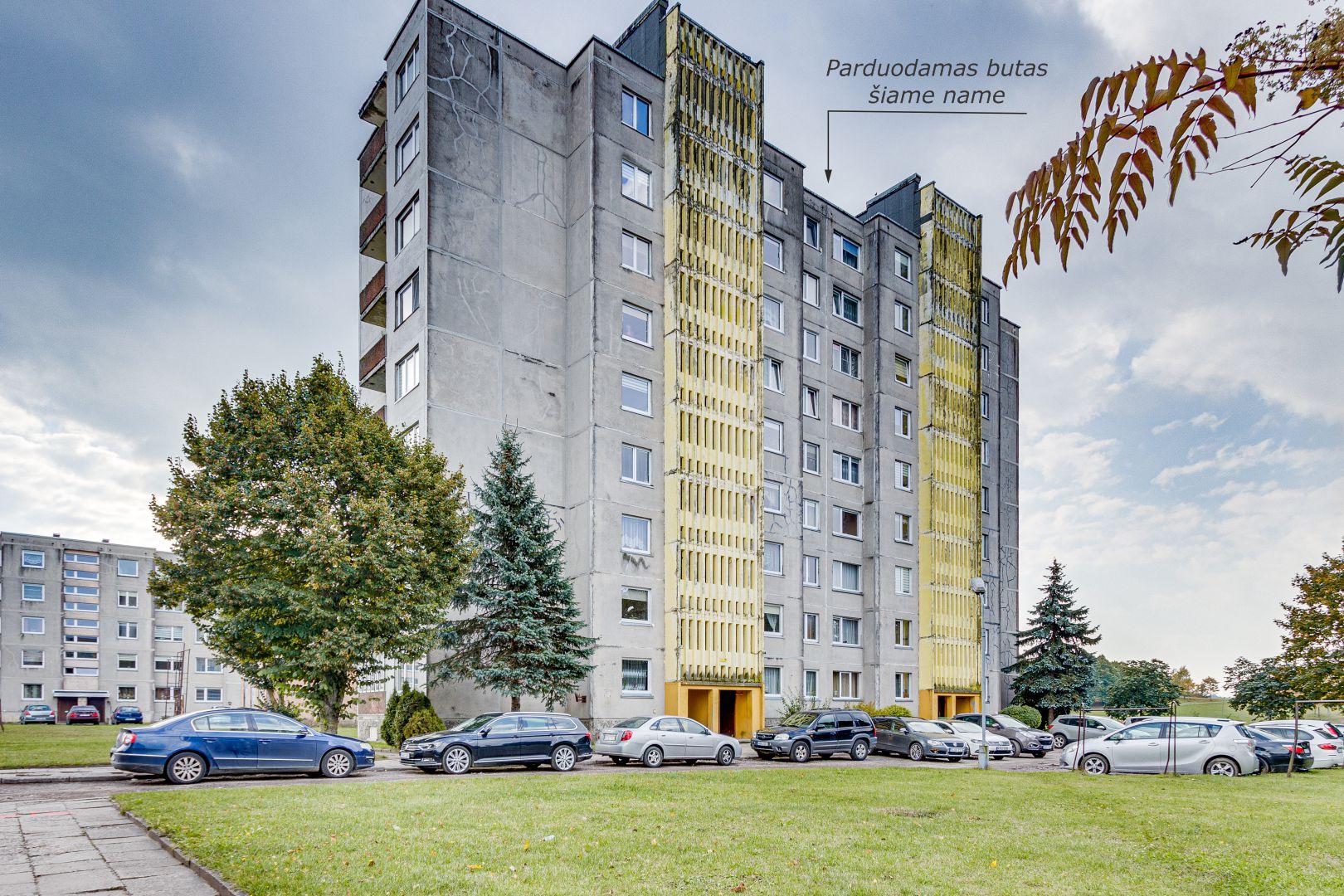 2 kambarių butas su rūsiu Telšiuose, Vilniaus g. 10