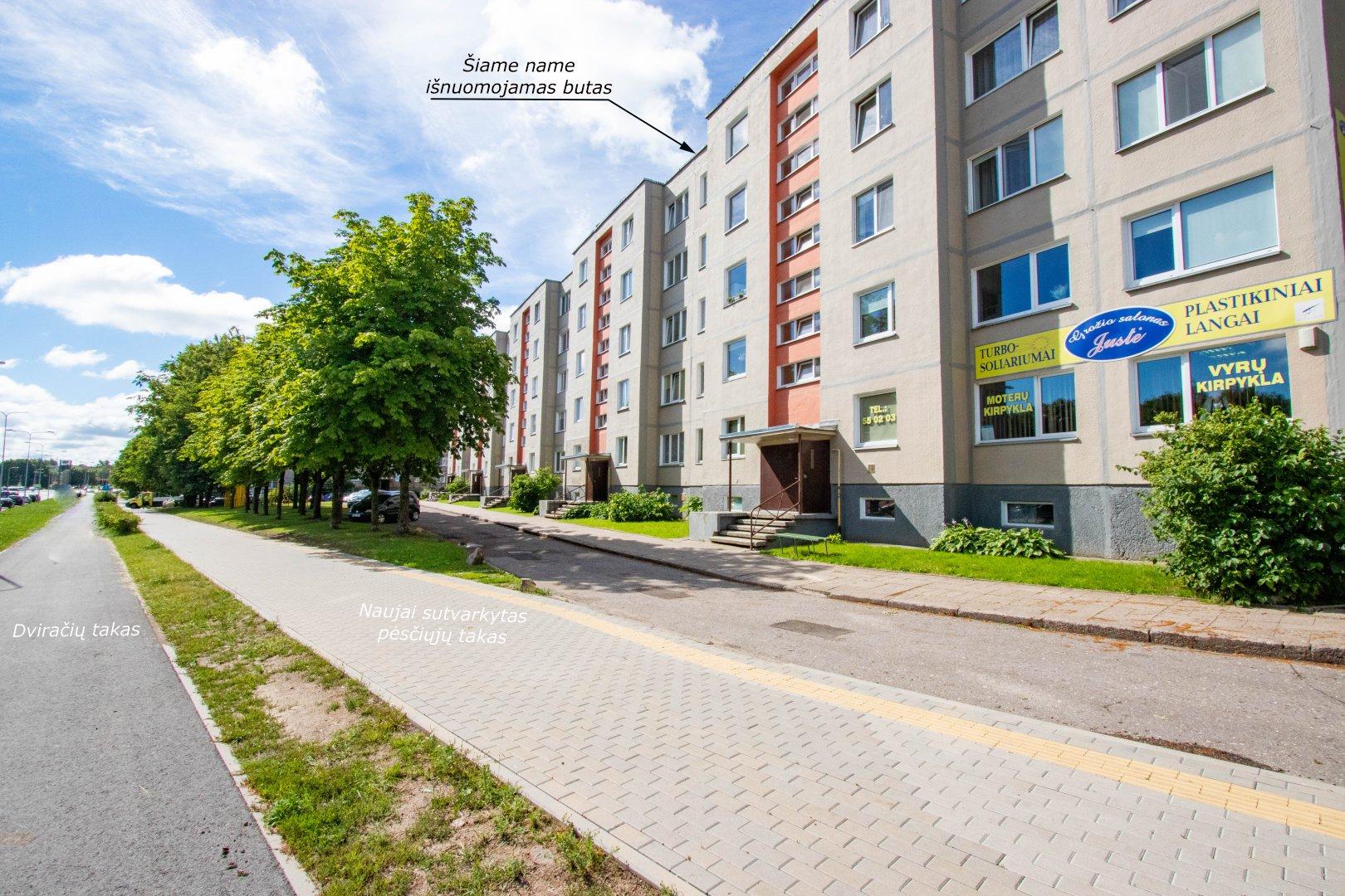 Išnuomojamas 1-no kambario butas Gardino g. 15, Šiaulių mieste