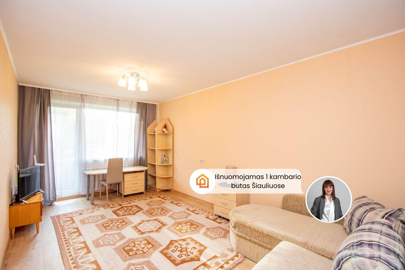 Išnuomojamas 1 kambario butas Tilžės g. 24A, Šiauliai