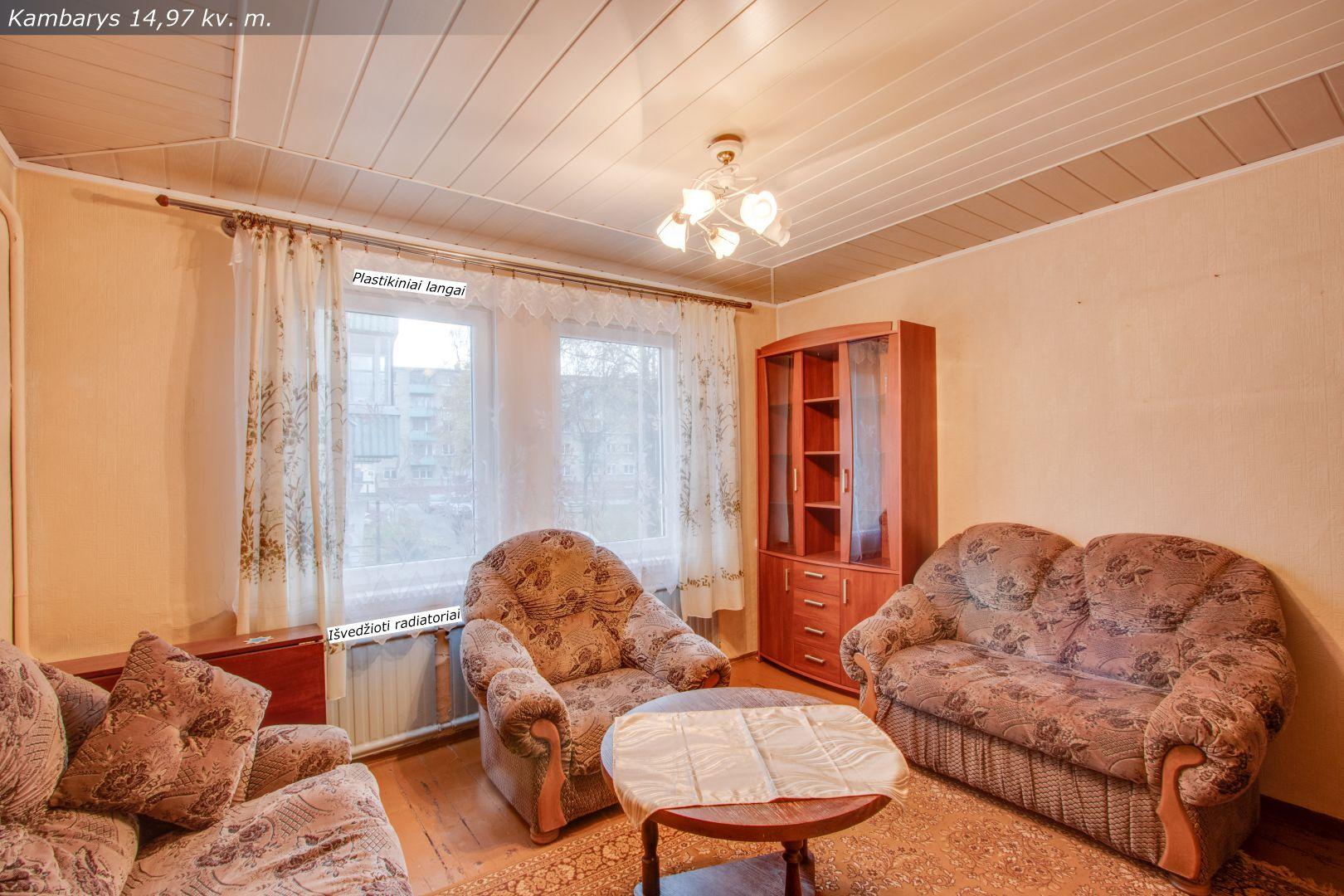 Sumažėjo kaina! Miesto centre parduodama namo dalis, Pakalnės g. 4, Šiauliuose.