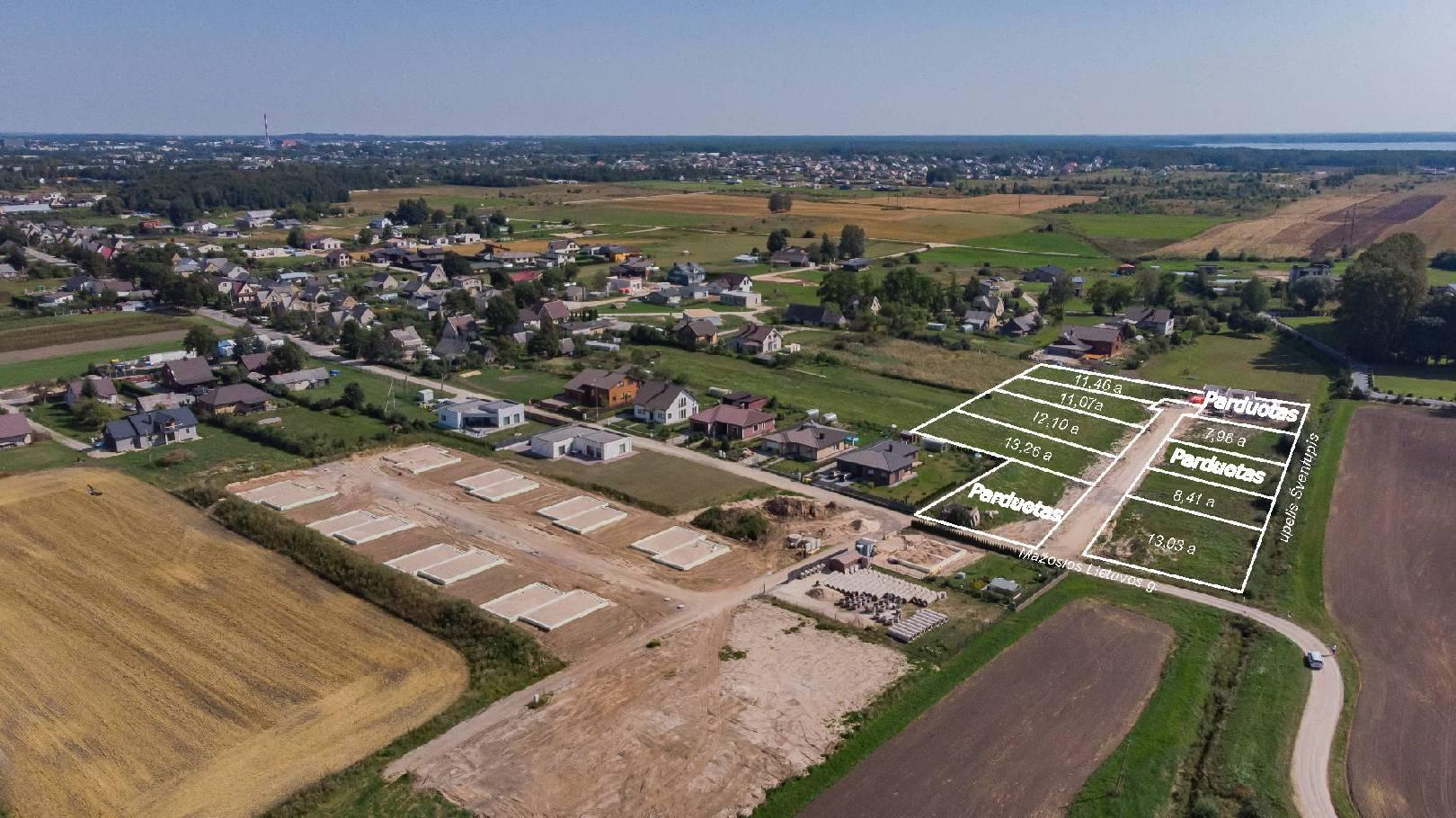 Namų valdos sklypai "ŠVENTUPIO ALĖJA", Mažosios Lietuvos g., Šiauliuose