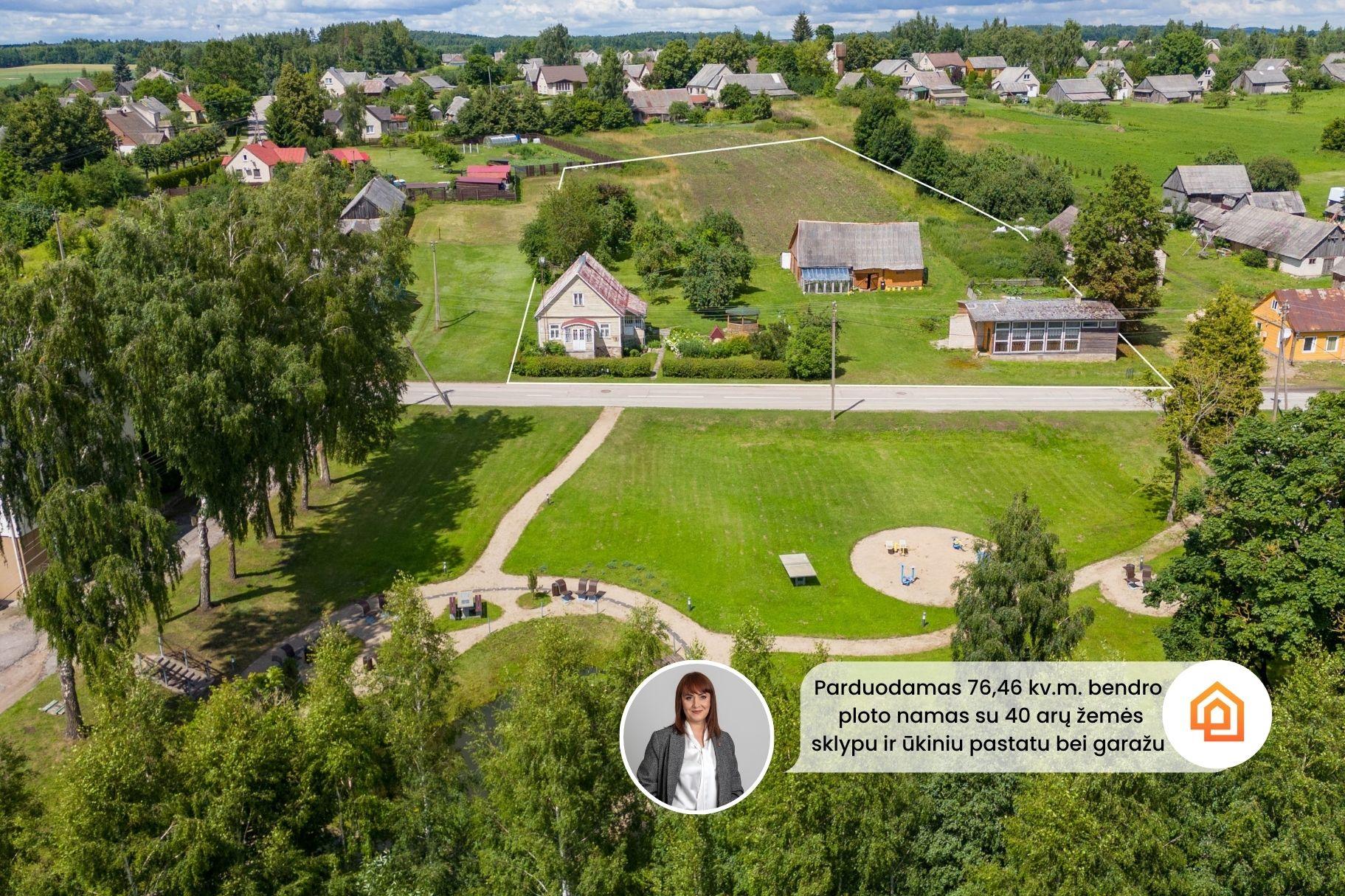 Parduodama sodyba vaizdingoje vietoje, Radvili&scaron;kio rajone, &Scaron;aukoto mstl., &Scaron;iaulėnų g. 38