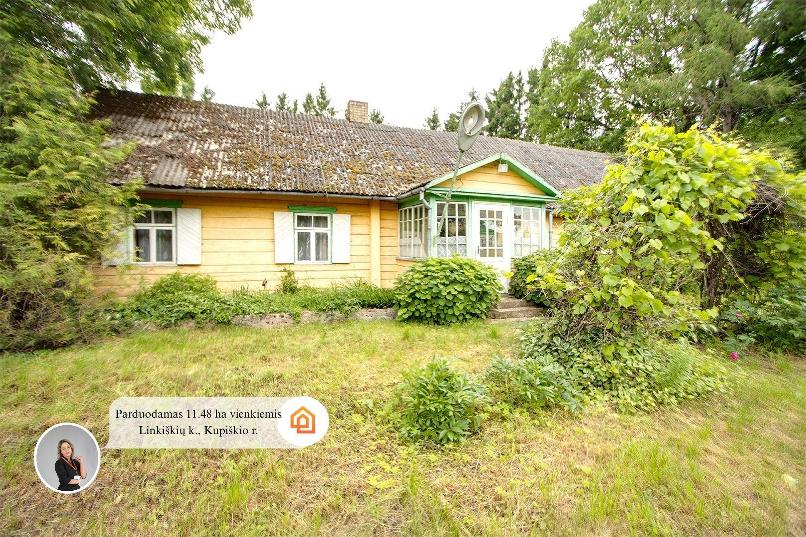 Parduodamas 11.48 ha vienkiemis Linki&scaron;kių k., Kupi&scaron;kio r.