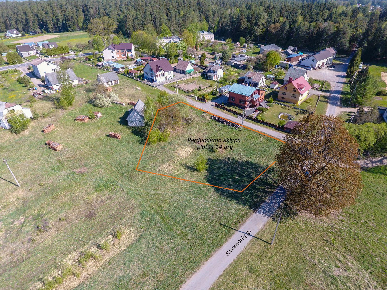 Parduodamas 14 arų namų valdos sklypas Tytuvėnuose, Kelmės raj.