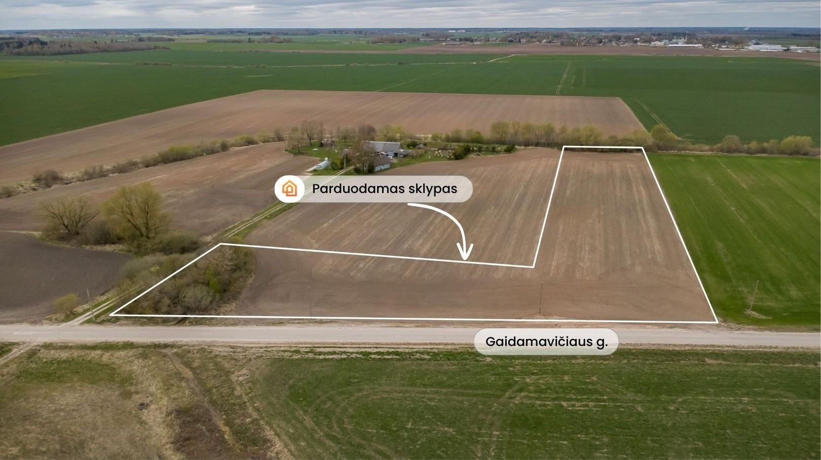 Parduodamas 1,0451 ha žemės ūkio paskirties sklypas Sereikių k., &Scaron;iaulių r.