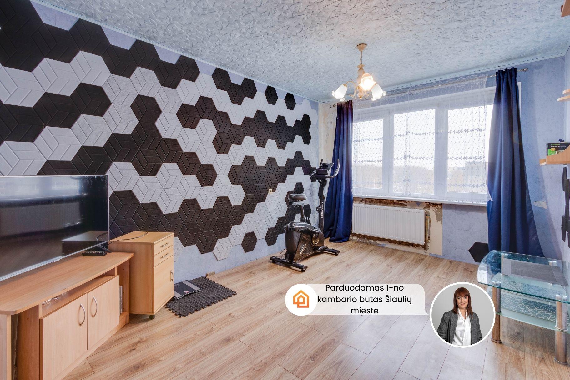 Parduodamas 1 kambario butas &Scaron;iauliuose, Architektų g. 50