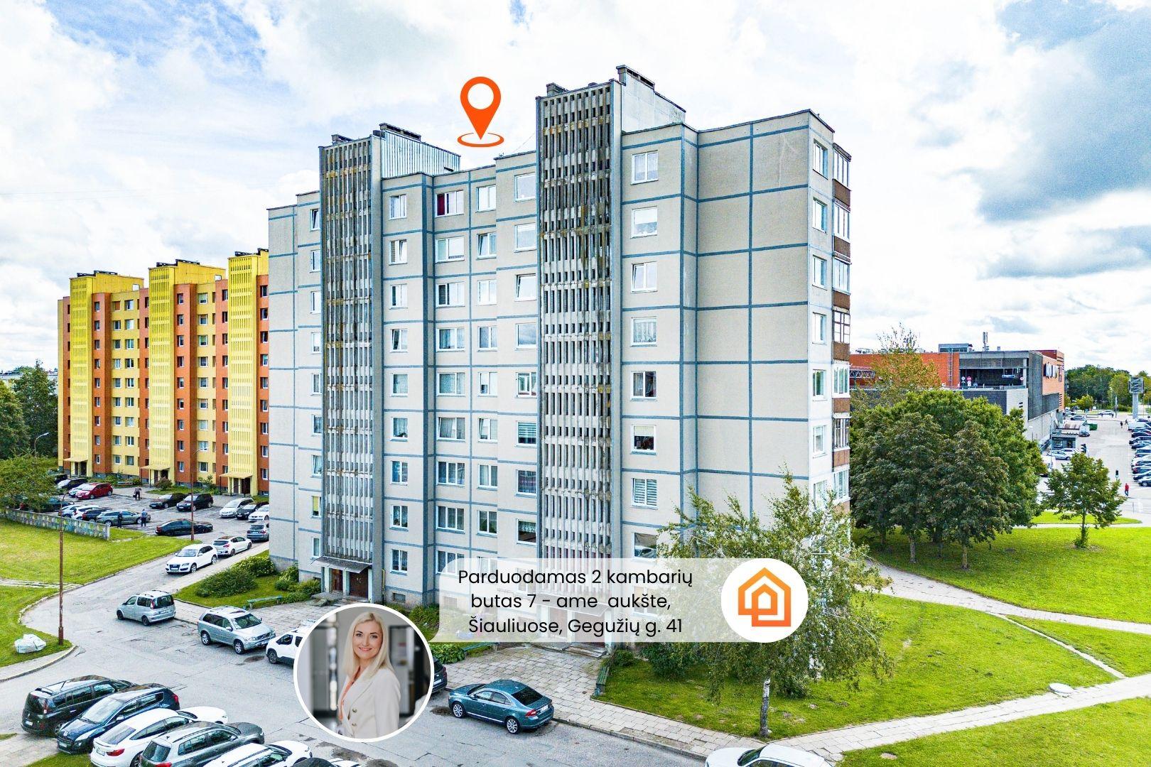 Parduodamas 2 kambarių butas &Scaron;iauliuose, Gegužių g.
