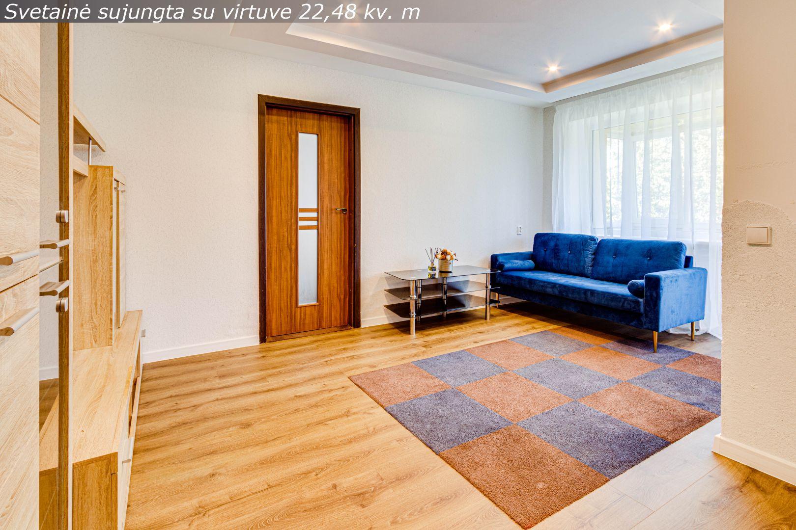 Parduodamas 2 kambarių butas su išmokėta namo renovacija Radvilų g., Radviliškyje
