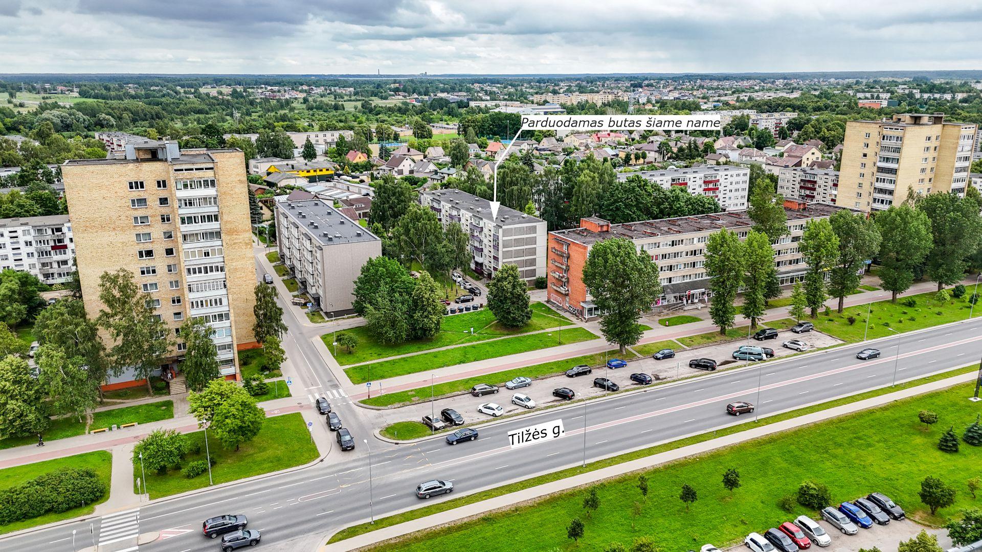 Parduodamas 3 kambarių butas Šiauliuose, Tilžės g. 38