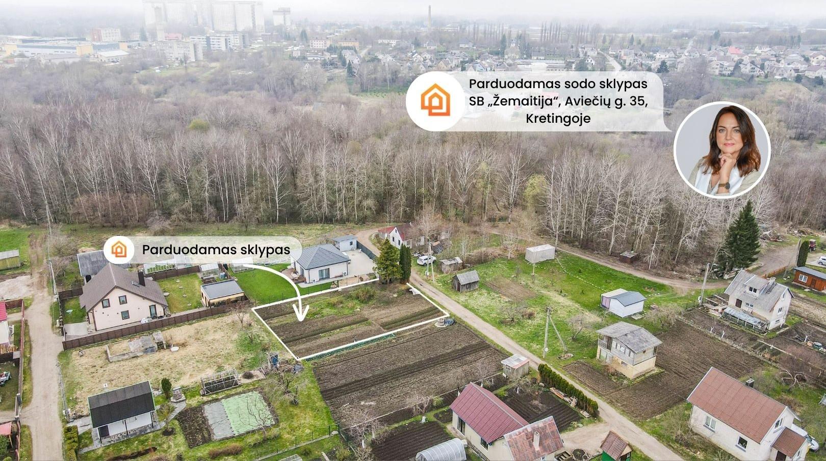 Parduodamas 5 arų sodo sklypas Kretingoje, SB &bdquo;Žemaitija&ldquo;