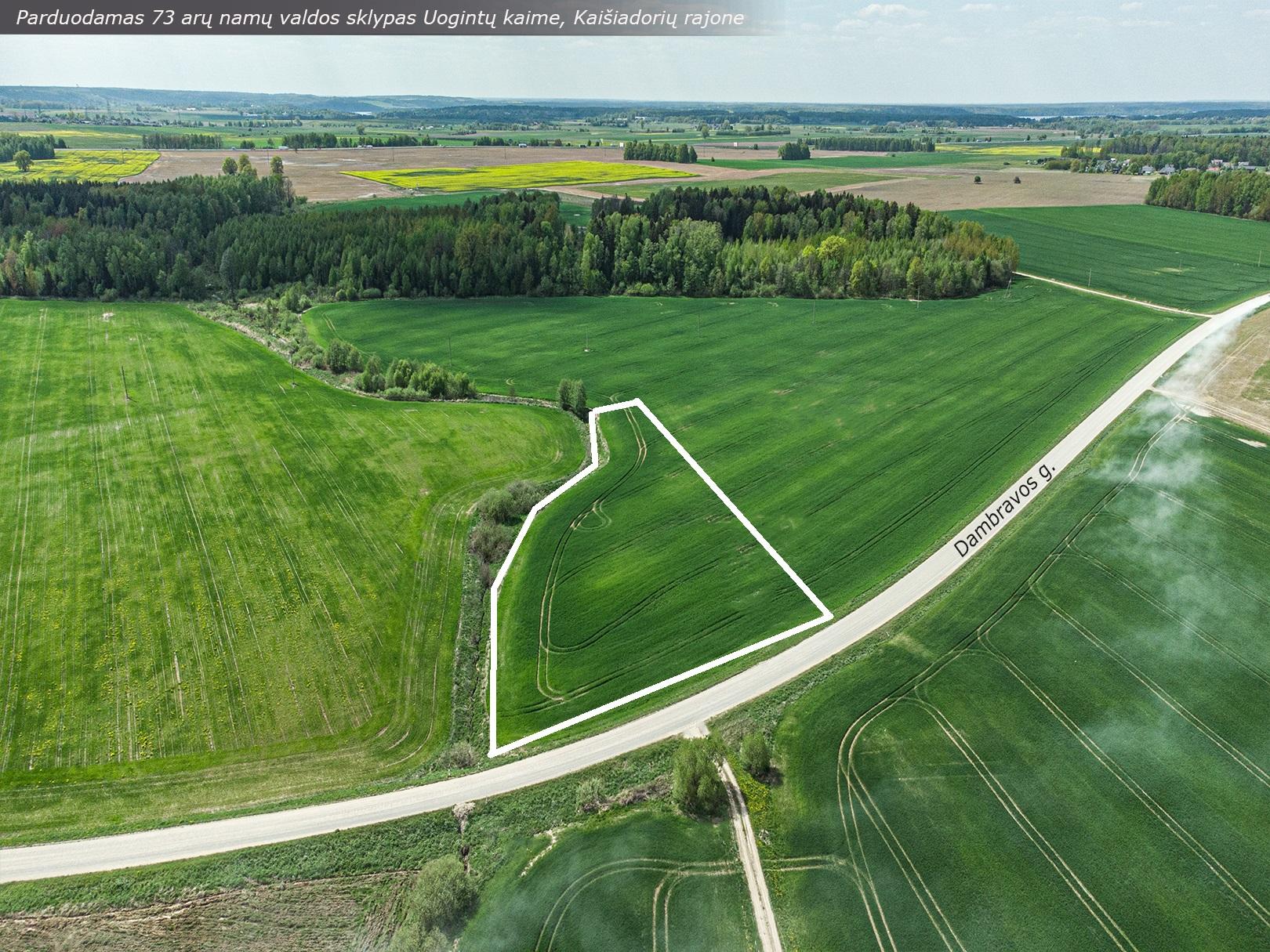 Parduodamas 73 arų namų valdos sklypas, Uogintų k., Kaišiadorių rajone.
