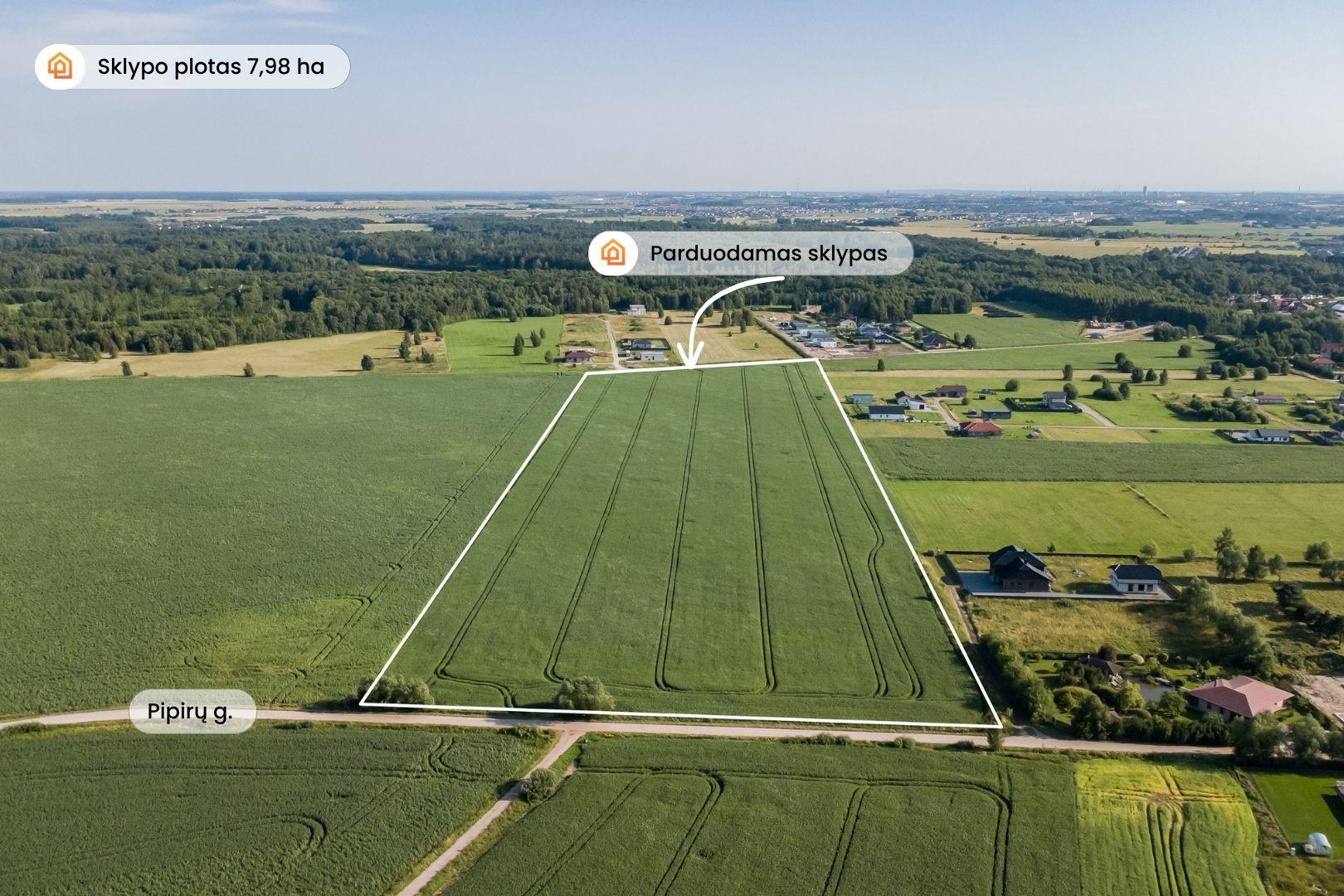 Parduodamas 7,98 ha žemės sklypas Radailiuose, vienoje patraukliausių Klaipėdos rajono vietų