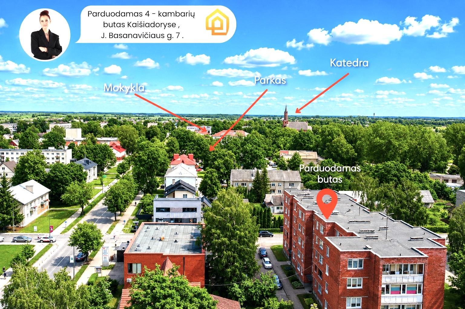 Parduodamas butas Kai&scaron;iadoryse, J. Basanavičiaus g. 7