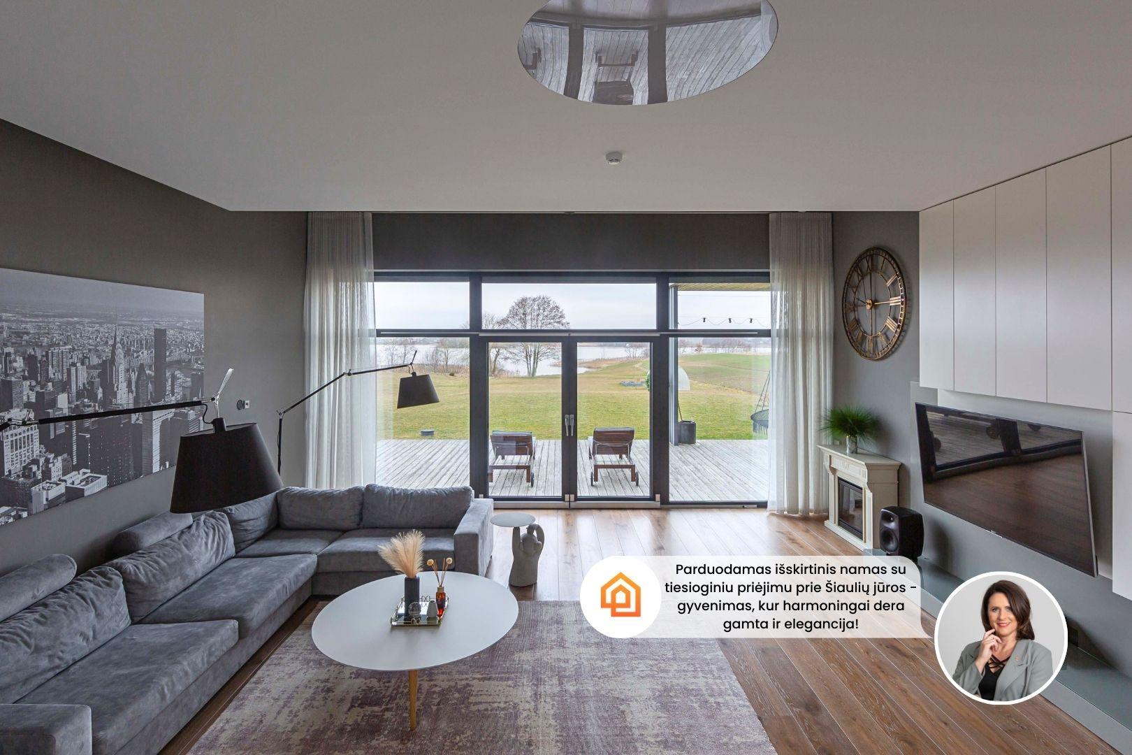 Parduodamas išskirtinis 277 m² namas su tiesioginiu priėjimu prie Šiaulių jūros – gyvenimas, kur harmoningai dera gamta ir elegancija!