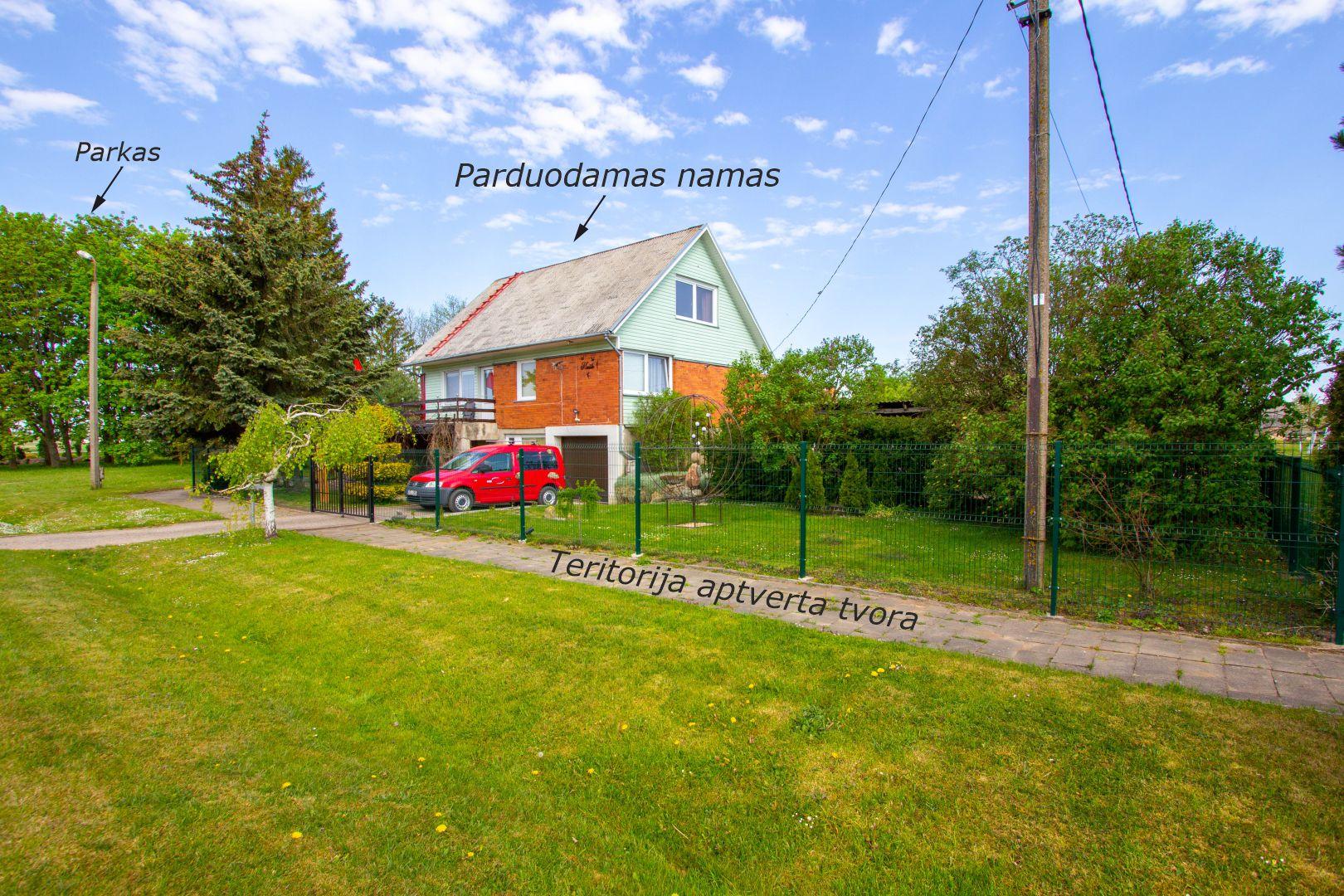 Parduodamas jaukus namas su išpuoselėtu 17,55 arų sklypu Alksnupių k., Radviliškio r.
