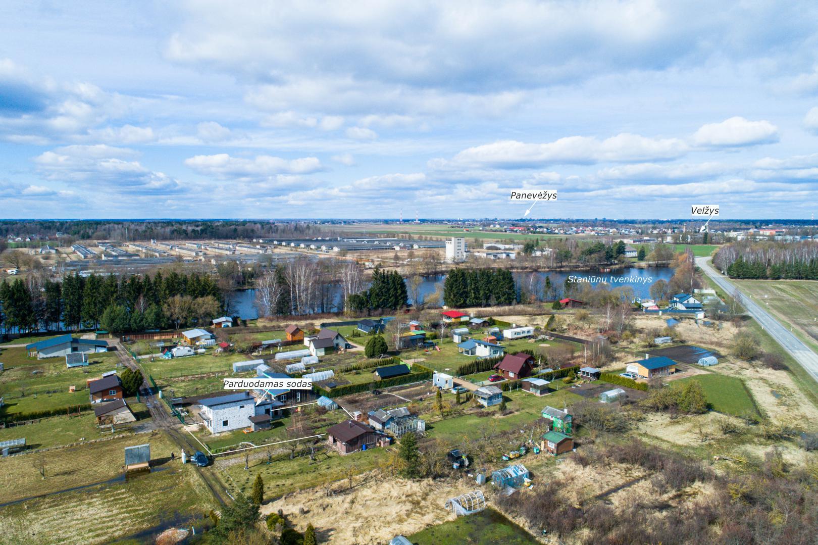 Parduodamas naujai statytas sodo namas 47,61 kv. m. Nasturtų g., Keravos k., Panevėžio r.