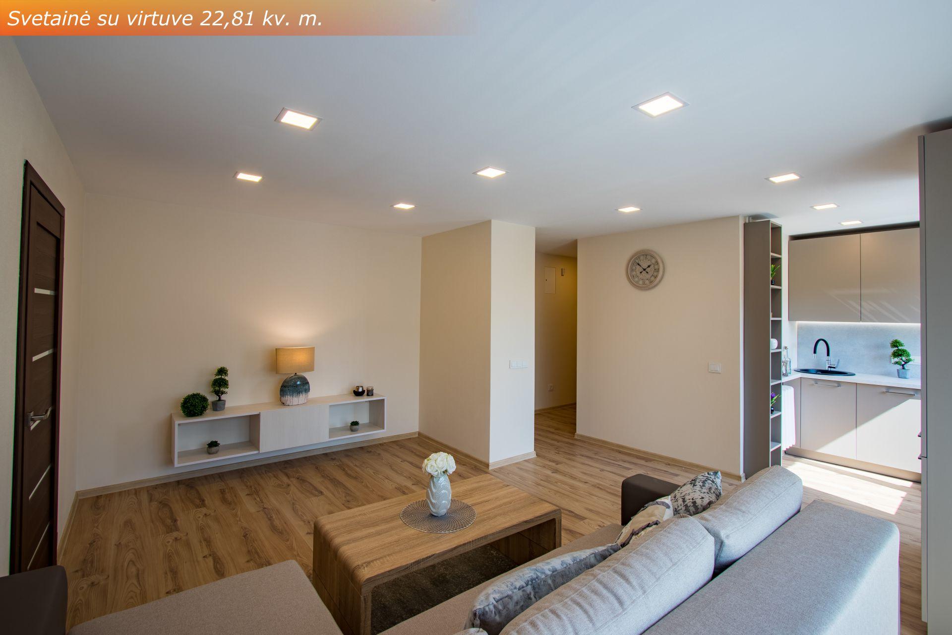 Parduodamas naujai suremontuotas 2 kambarių butas Ežero g. 19, Šiauliuose.