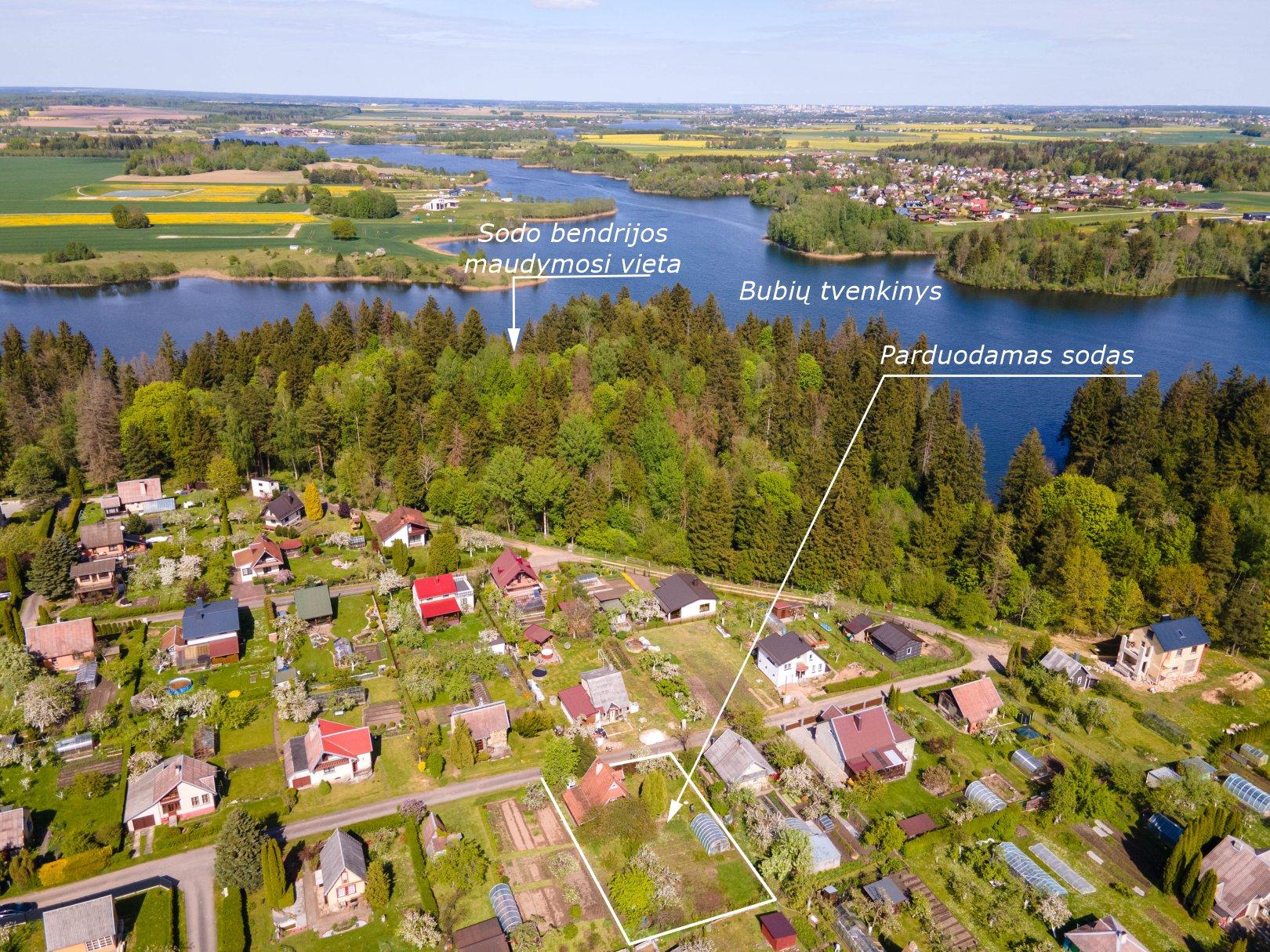 Parduodamas ekologiškas rąstinis sodo namas su molinių čerpių stogo danga SB „Žalieji gervėnai“ , Vyturių g. 28, Gervėnų k., Šiaulių r.