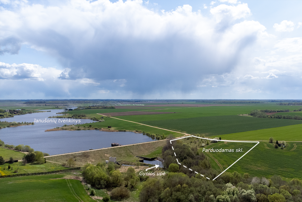 Parduodamas sklypas su upės pakrante Kauno r., Babtų sen., Janušonių k.