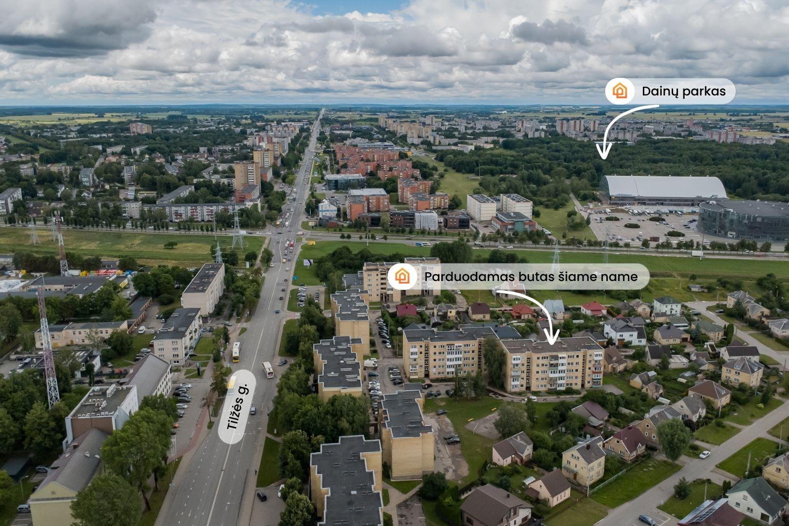 Parduodamas tvarkingas 1 kambario butas Tilžės g. 67B, &Scaron;iauliuose