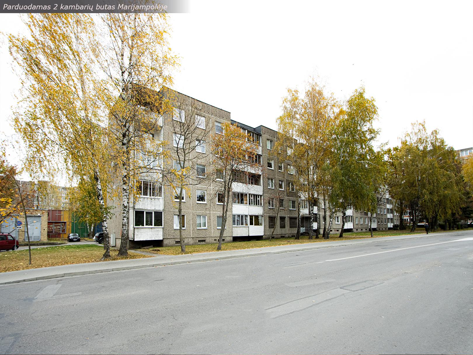 Parduodamas tvarkingas 2 kambarių butas R.Juknevičiaus g. 96., Marijampolėje.