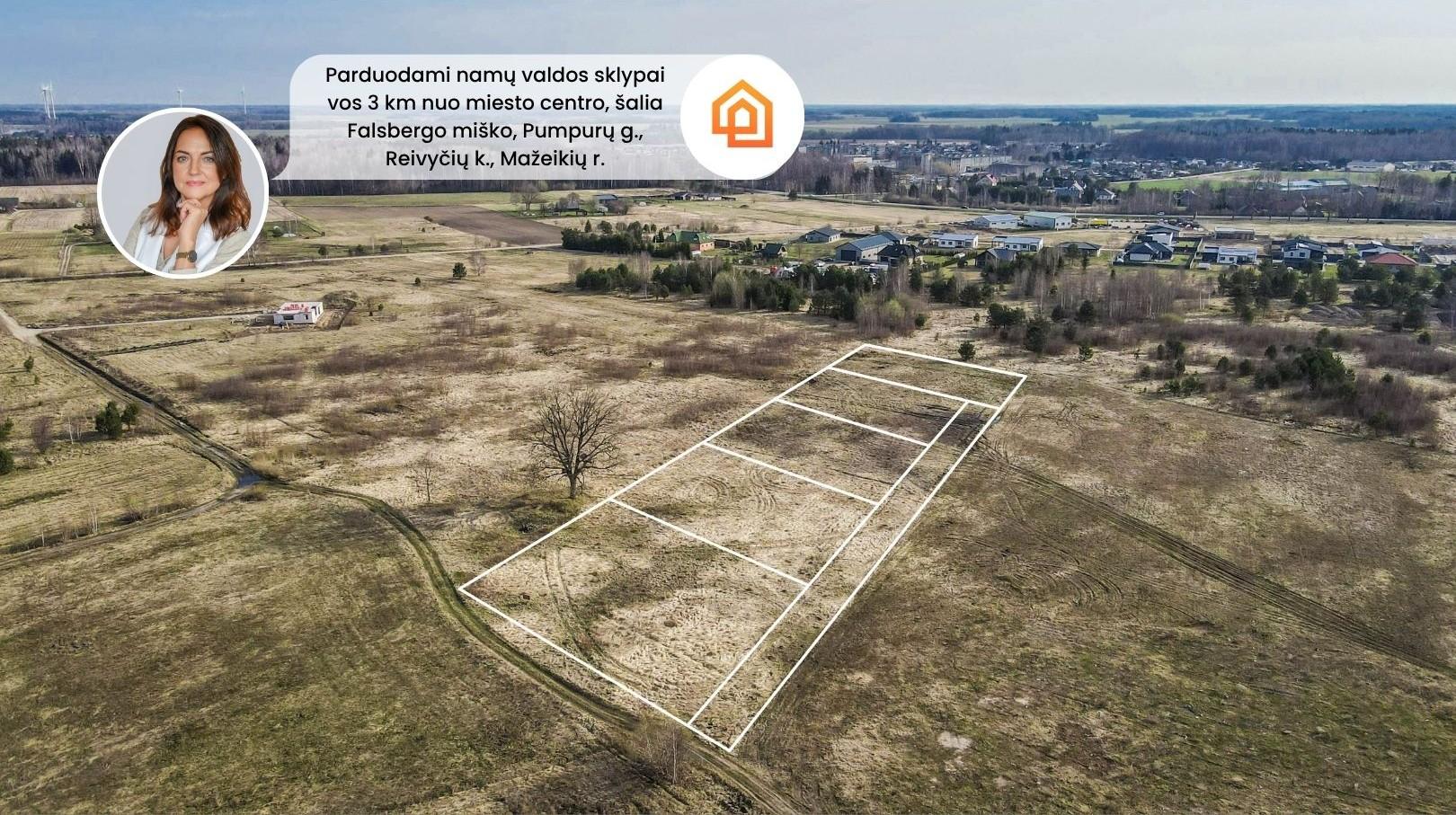 Parduodami namų valdos sklypai Pumpurų g., Reivyčių k., Mažeikių r.