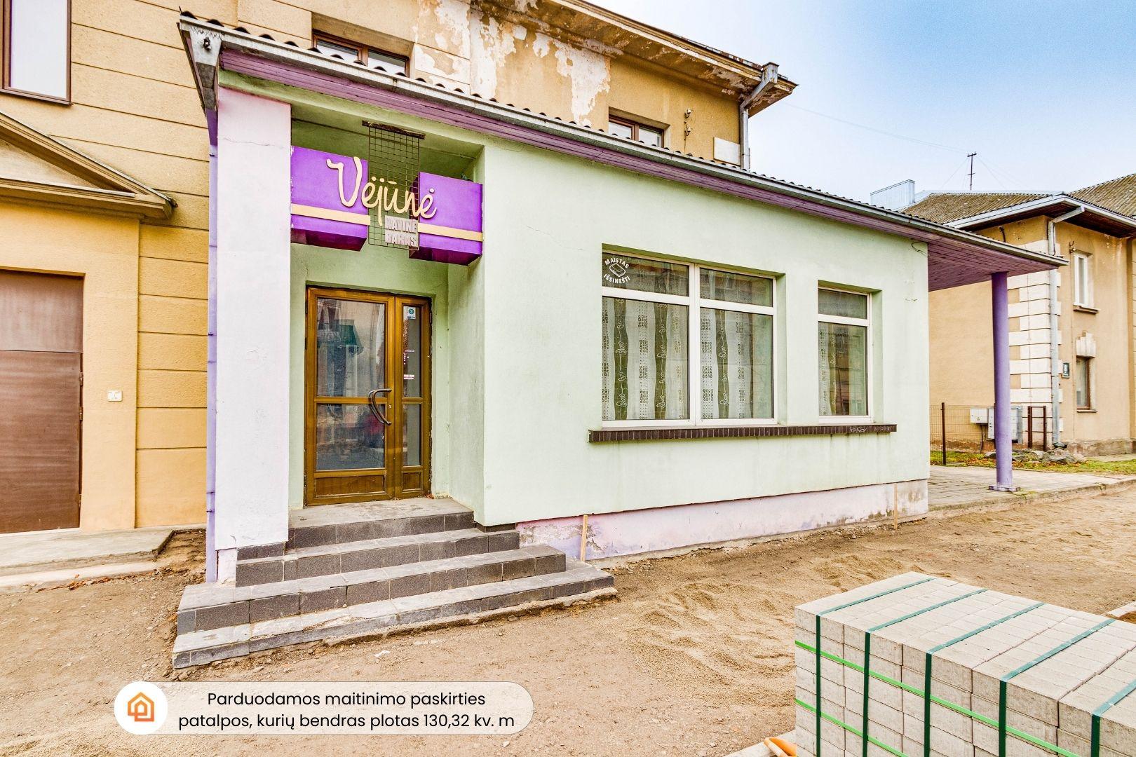 Parduodamos maitinimo paskirties patalpos Šiaulių miesto centre Stoties g.