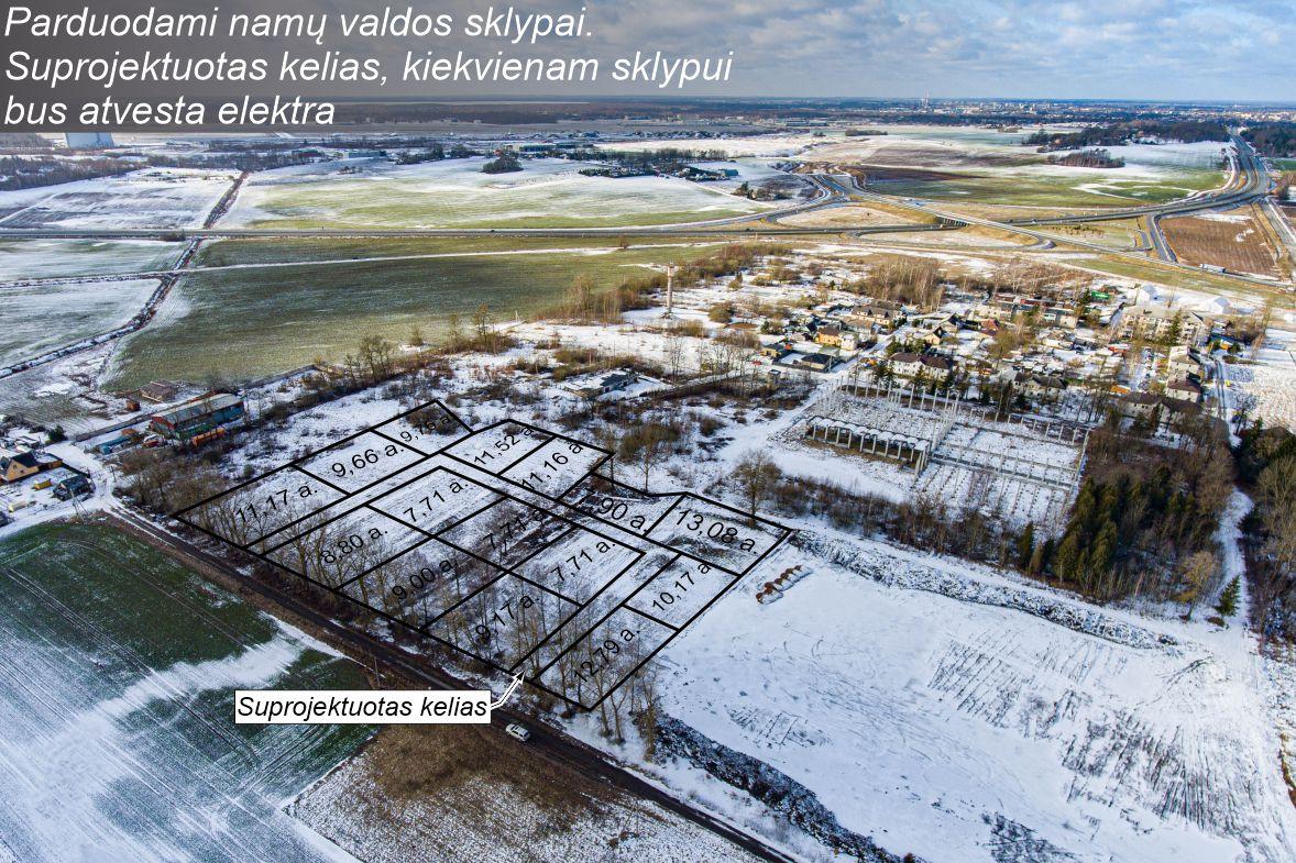 Šalia Šiaulių miesto namų valdos sklypai Šiaulių r., Bertužių k., Jaunystės g