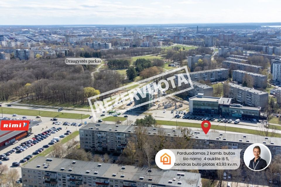 Parduodamas 2 kamb. butas V. Krėvės pr. 25, Kaunas