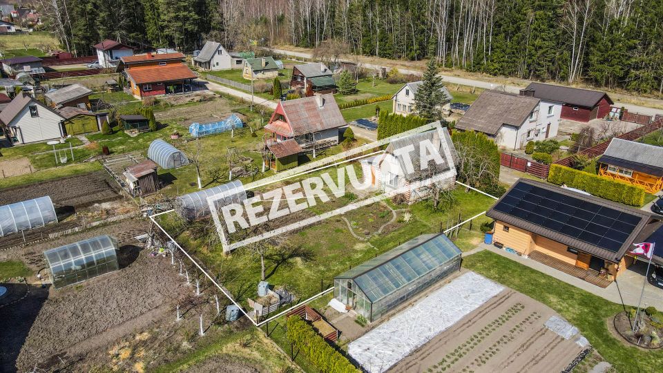 Parduodamas sodo namelis su 6 arų sklypu Mažeikių raj. sav., Naikių k., SB &bdquo;Papartis&ldquo;, Gilių 1-oji g.