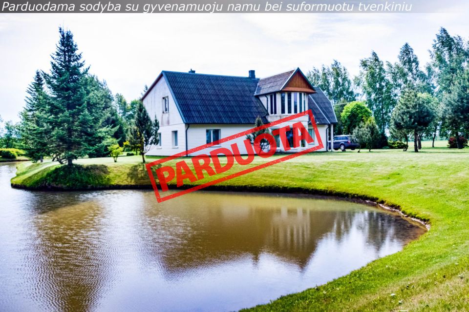 Parduodama sodyba su mūriniu namu ir 141,1 arų žemės sklypu Kočėnų k., Biržų r.