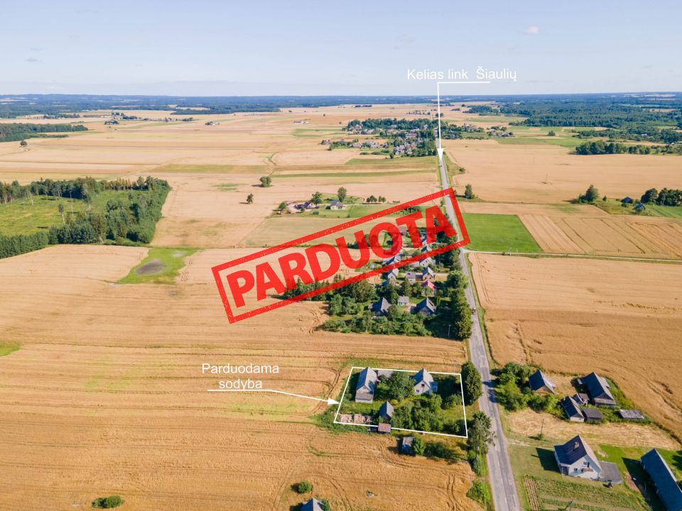 Parduodama sodyba su mūriniu namu Mockaičiuose, Šeimylaukio g.6
