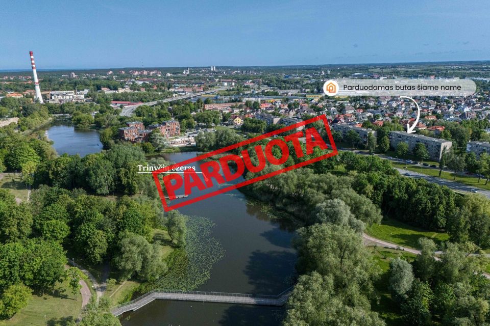 Parduodamas 2 kambarių butas strategiškai patogioje vietoje – Mokyklos g. 17, Klaipėdoje