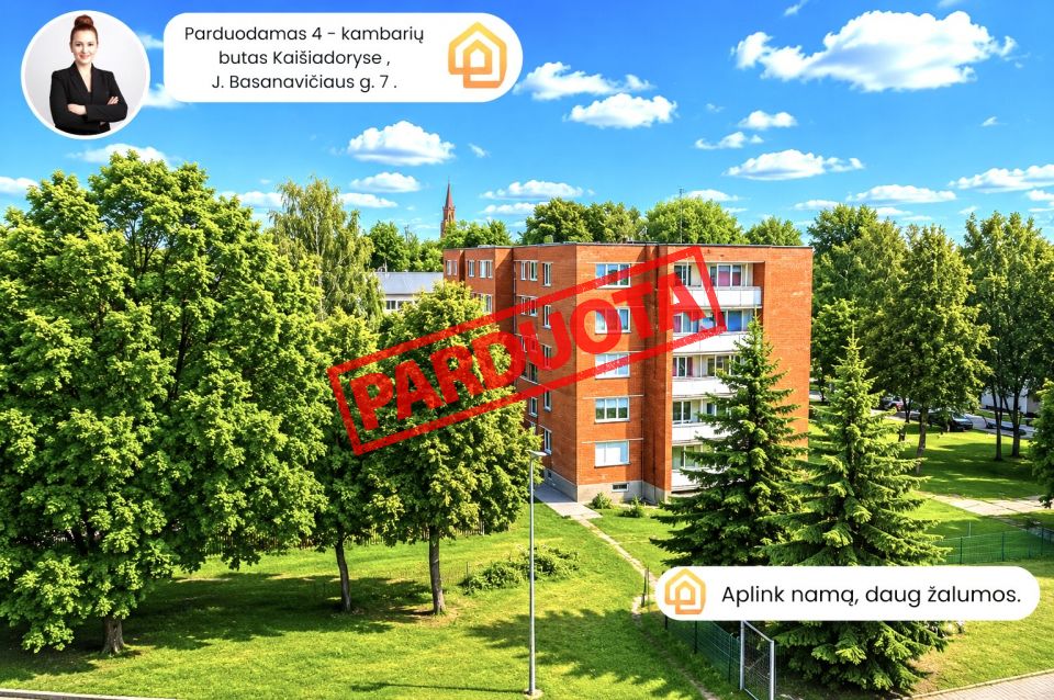 Parduodamas butas Kai&scaron;iadoryse, J. Basanavičiaus g. 7