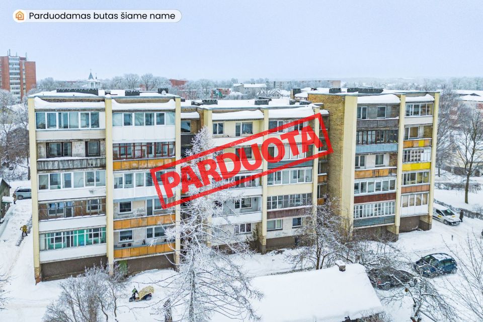 Parduodamas erdvus 1 kambario butas Radvili&scaron;kyje, J. Jaramino g.